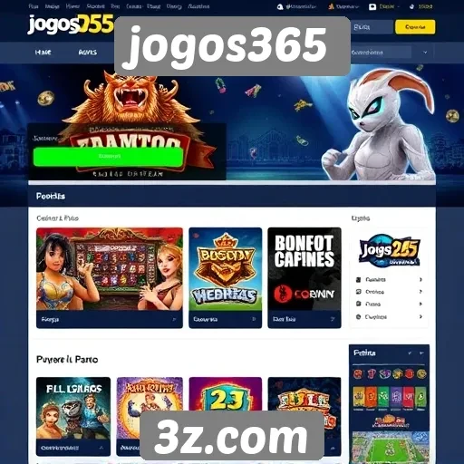 experiência do usuário no jogos365 é aprimorada